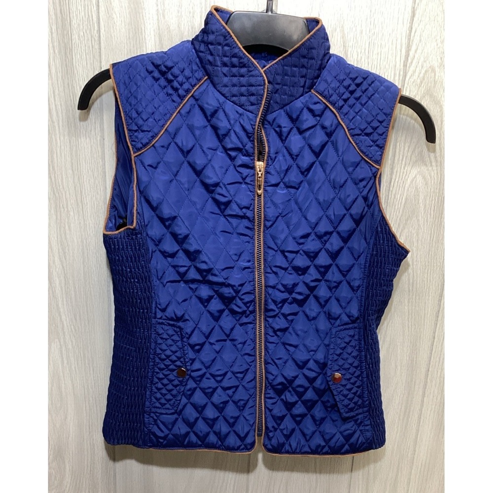 LEE HANTON Women's‎ (Size L) Full Zip Quilted Vest Polyester